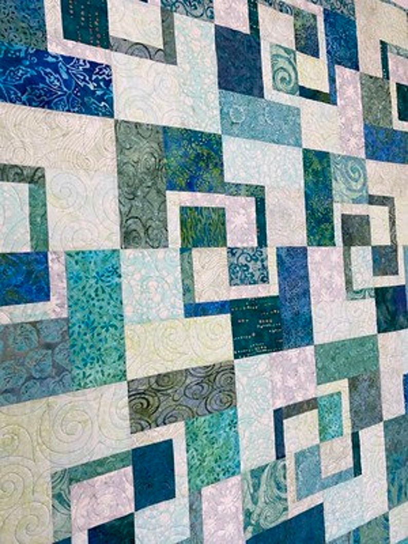 Digital Download Bent Bento Quilt Pattern /modern Easy and Etsy