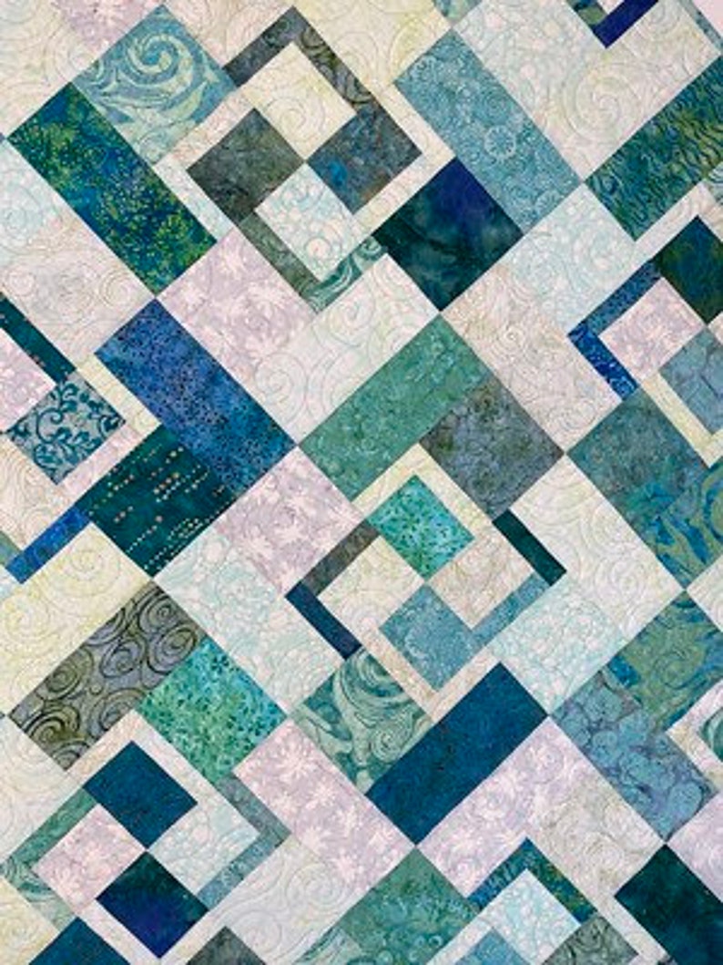 Digital Download Bent Bento Quilt Pattern /modern Easy and Etsy