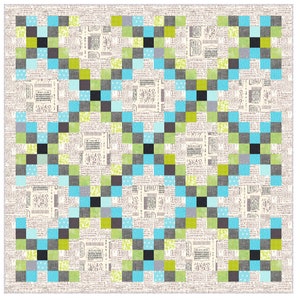 Digital Download Double Irish Chain Quilt Pattern / Traditional block with a Modern twist/ throw quilt pattern/ beginner easy quilt pattern/ image 8