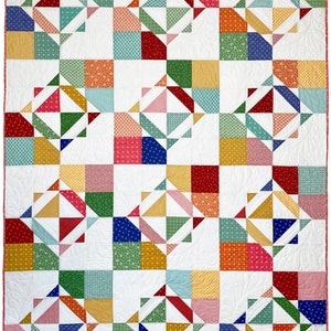 Digital Download Wallah Quilt Pattern by Material Girlfriends /Layer cake quilt pattern / Charm pack Quilt pattern/ Easy quilt pattern image 3