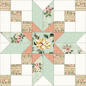 Digital Download Lavish Quilt Pattern by Material Girlfriends, Multiple ...
