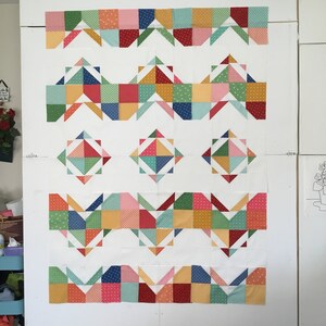 Digital Download Wallah Quilt Pattern by Material Girlfriends /Layer cake quilt pattern / Charm pack Quilt pattern/ Easy quilt pattern image 8