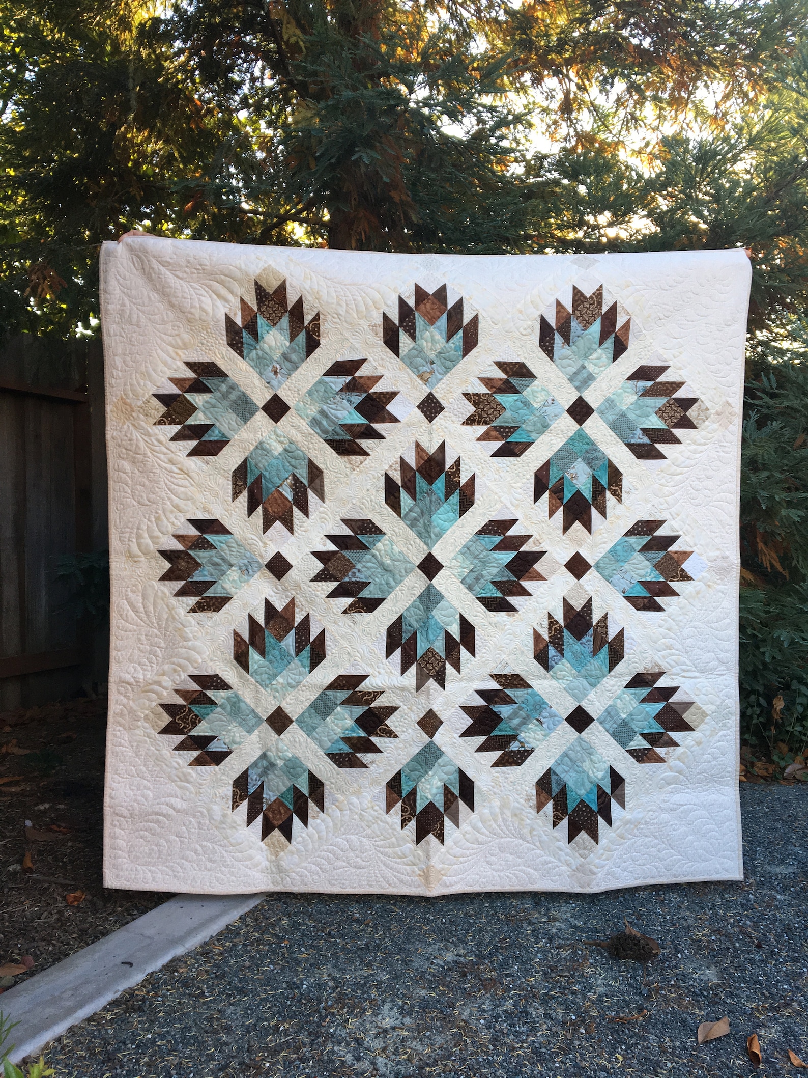 Digital Download Double Bear Paw Quilt Pattern by Material Etsy