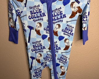 Blue Collar Bamboo Pajamas