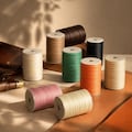 3-Ply Waxed Leather Thread, 63 Colors, 160m Spool, Handmade DIY Crafting Supplies product logo