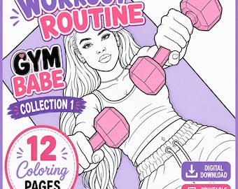 Workout Routine Gym Babe Kollektion 1