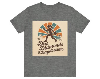 Divertida camiseta deportiva de estilo retro para niña.