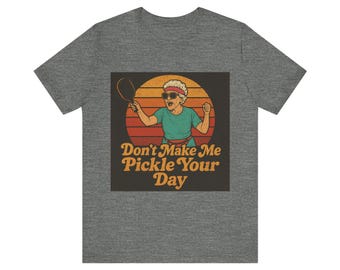 Camiseta retro de la abuela jugando al pickleball – No me hagas arruinarte el día (camiseta con estampado)
