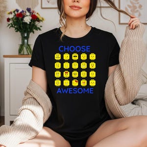 Building Brick Faces PNG Sublimation Design (Digital Download)