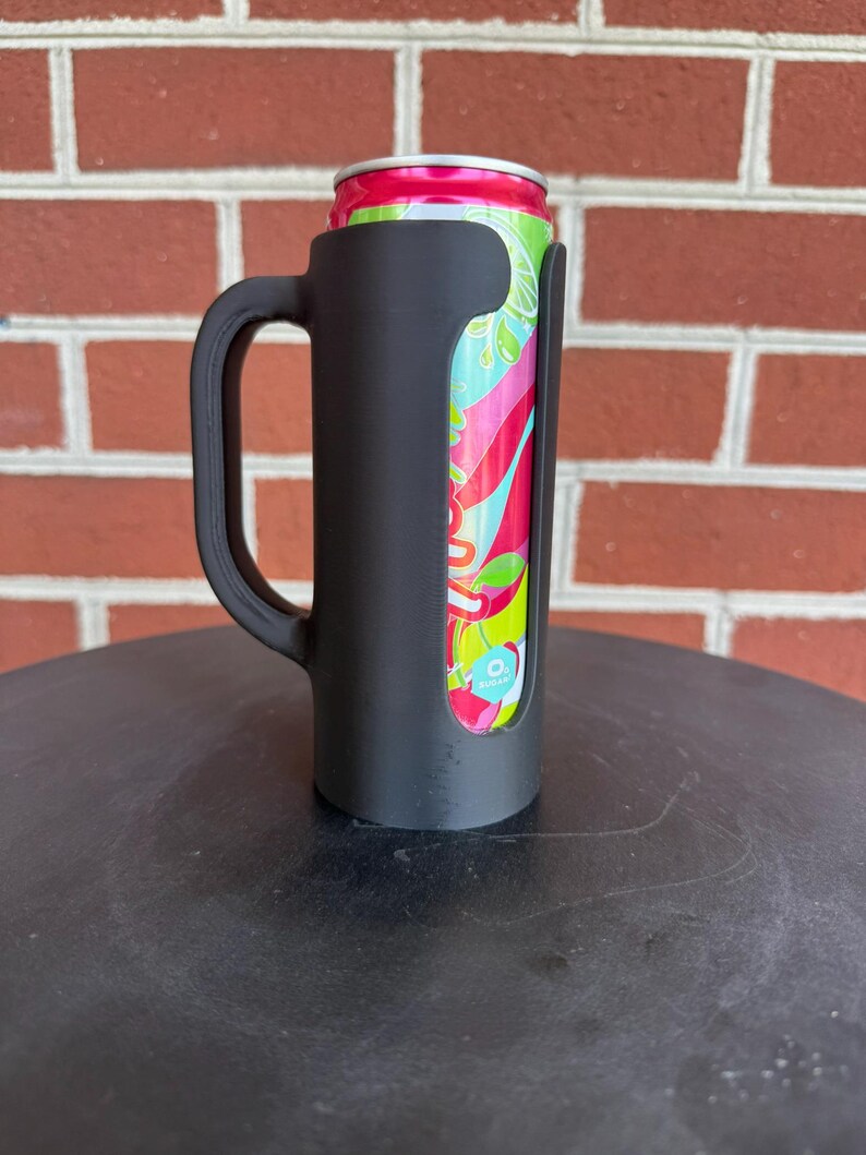 12oz Slim Can Holder | 3D Printed Drink Stabilizer, Anti-Tip Accessory image 12