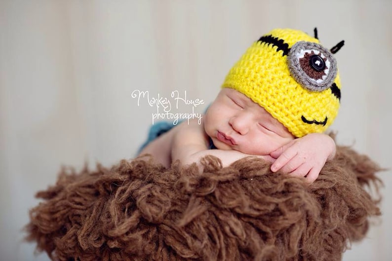 Minion Overalls and Hat SetPATTERN ONLYPDF Instant Download image 3