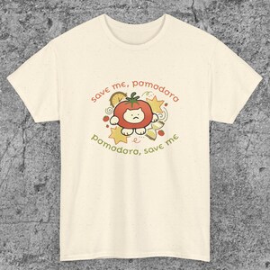 Save Me Out of Time Tomato Tee | Pomodoro Shirt Baby Tee Y2k | Vintage Cottagecore Aesthetic Crop Top Retro  2000s