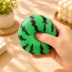 Watermelon Squishy Toy | Color Changing Slow Rise Fidget Ball
