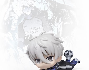 Blue Lock Q Version Figure | Isagi Yoichi Nagi Seishiro Chibi Action Figure