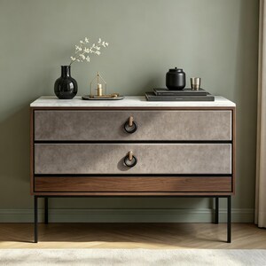 Cabinet Pull Dresser Knob Drawer Handle Ring Pull Mid Century Modern Furniture Hardware Minimalist Cupboard Pull Closet Door Handle Pulls