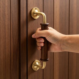 Poignées de porte modernes, quincaillerie pour meubles, décoration minimaliste d'entrée, poignée de tiroir de style milieu du siècle, poignées de porte d'armoire