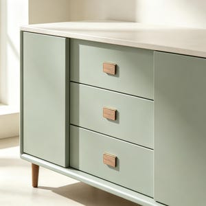 Modern Cabinet Pulls for Dresser Drawer Knobs Furniture Hardware Minimalist Kitchen Wardrobe Handles Mid Century Contemporary Home Decor
