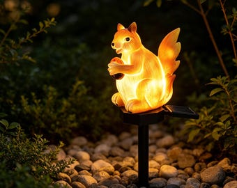 Solar buitenlamp voor gazon, tuinlamp met harsdierenmotief, cartoon tuinverlichting, decoratieve tuinpadverlichting, terras- en tuindecoratie