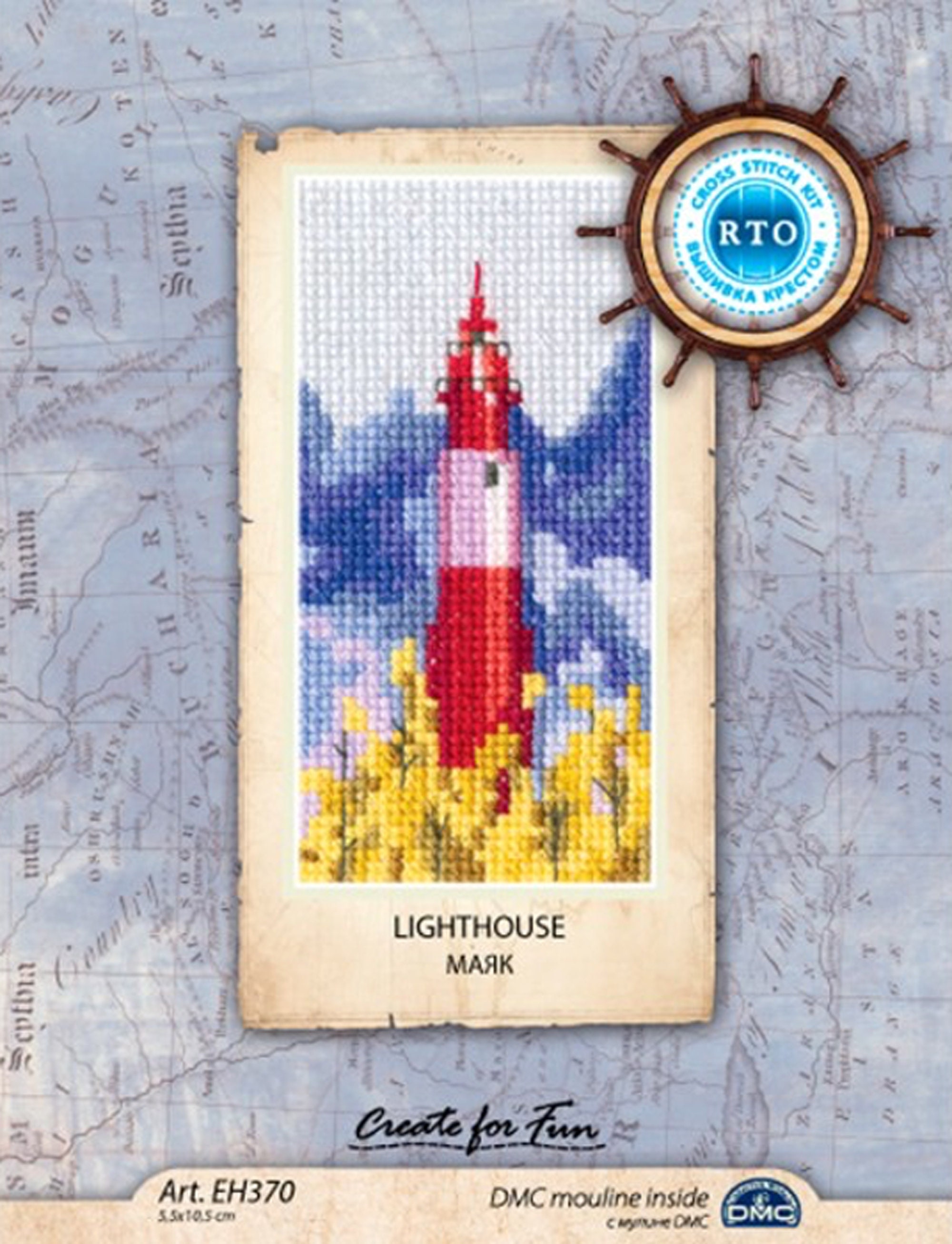 Lighthouse mini counted cross stitch kits by RTO. Needlepoint Etsy