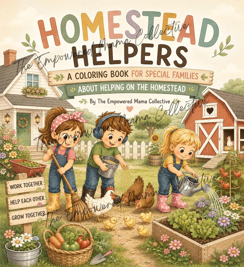 Homestead Helpers Coloring Book