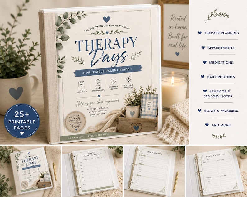 Therapy Days Parent Binder