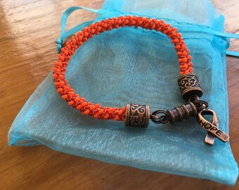 Leukemia Awareness Bracelet w/Awareness Charm