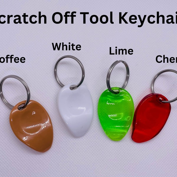 Scratch Off Tool Keychain