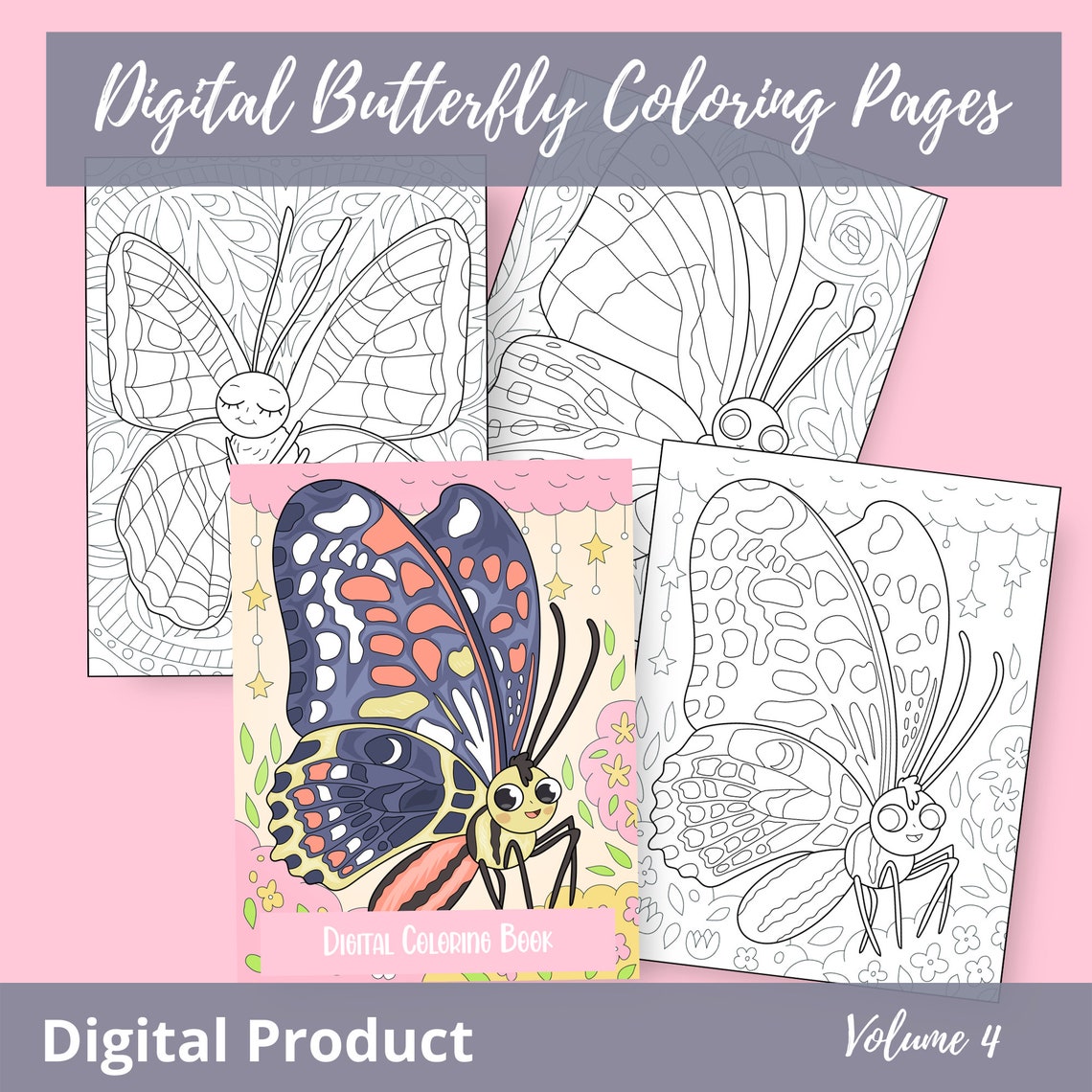 Digital Coloring Pages for Good-notes, Procreate, Notability, Xodo, and ...