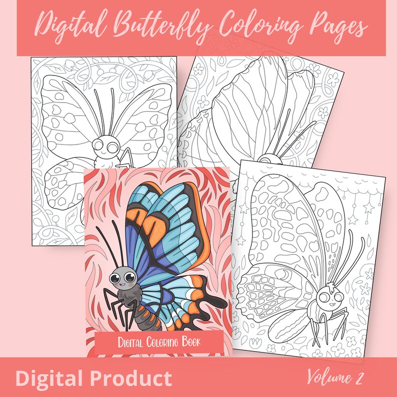 Digital Coloring Pages for Good-notes Procreate Notability - Etsy