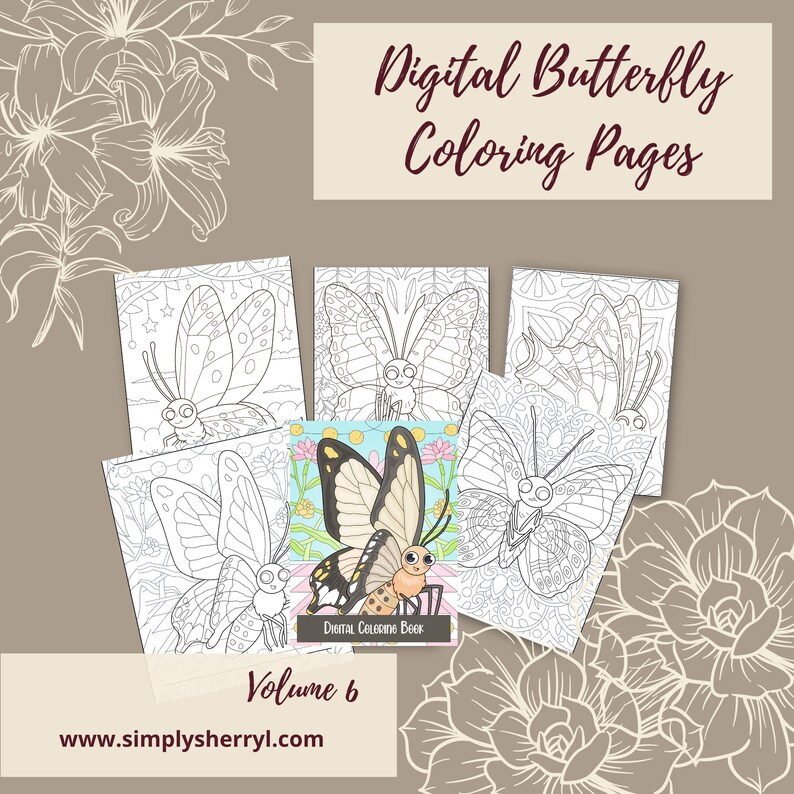 Digital Coloring Pages for Good-notes Procreate Notability - Etsy