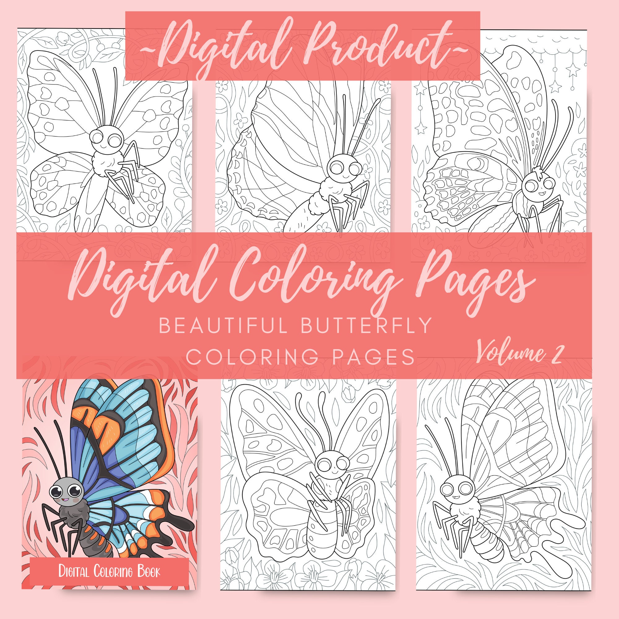 Digital Coloring Pages for Good-notes, Procreate, Notability, Xodo, and ...
