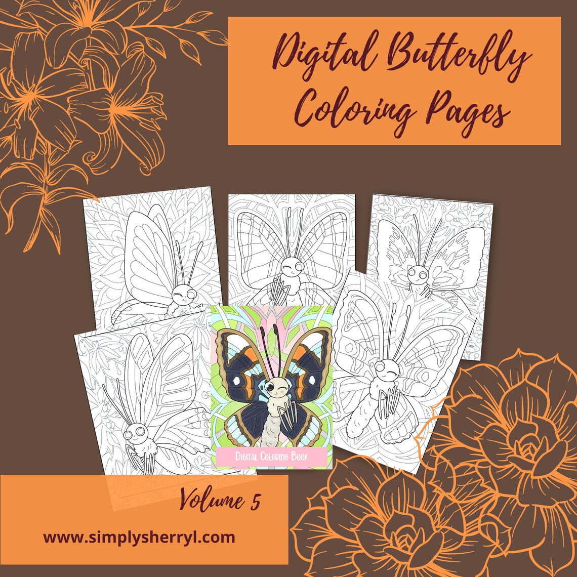 Digital Coloring Pages for Good-notes, Procreate, Notability, Xodo, and ...