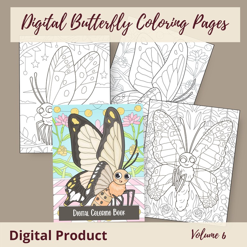 Digital Coloring Pages for Good-notes Procreate Notability - Etsy