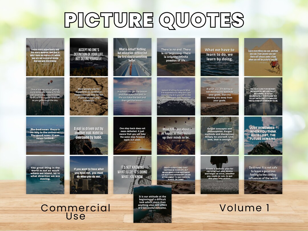 Set of 25 Encouraging Instagram Posts | Inspirational Quotes on ...