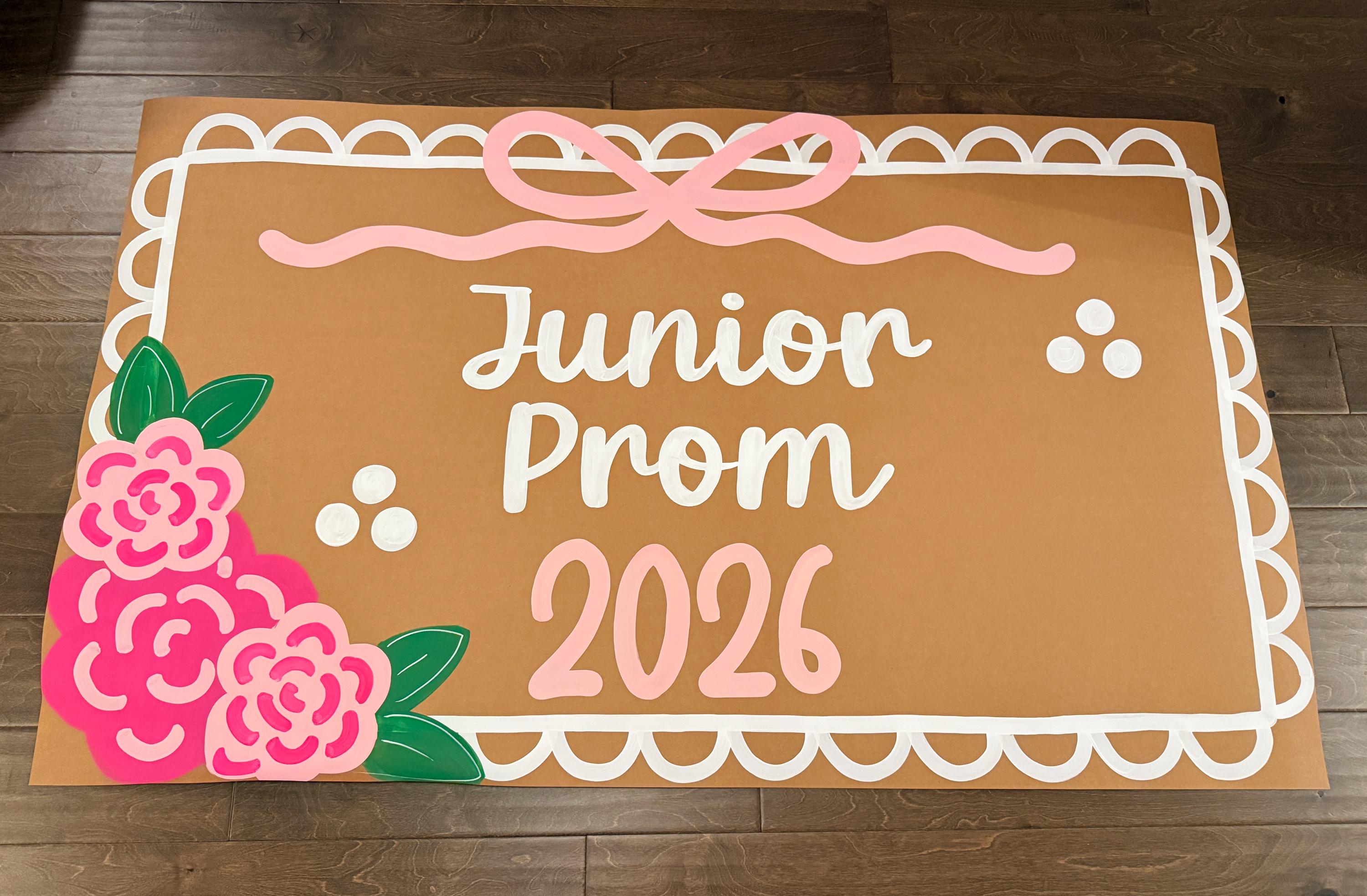 Creative Prom Signes Custom Hand Painted Prom Banner | Prom Sign - Etsy