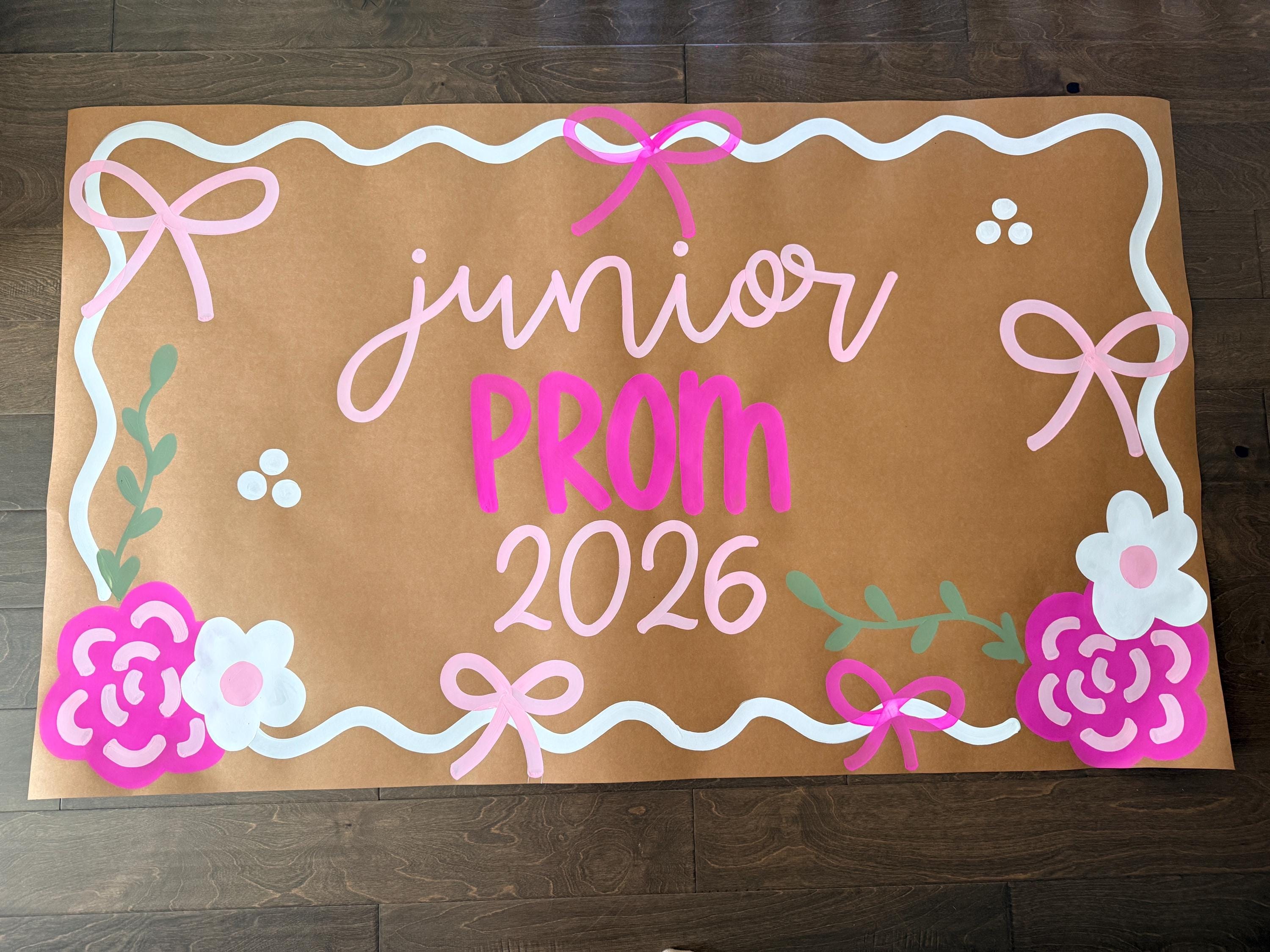 Custom Hand Painted Prom Banner | Prom Sign - Etsy