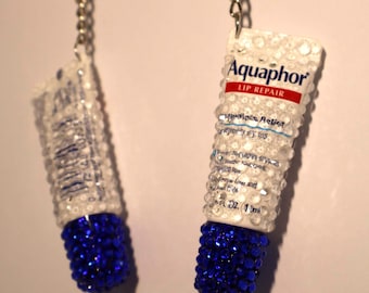 Bedazzled Aquaphor Keychain