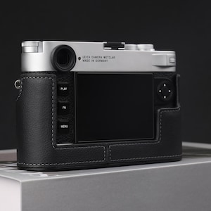 Base para accesorios de fotografía (medio juego), compatible con la funda de cuero para cámara Leica M11.