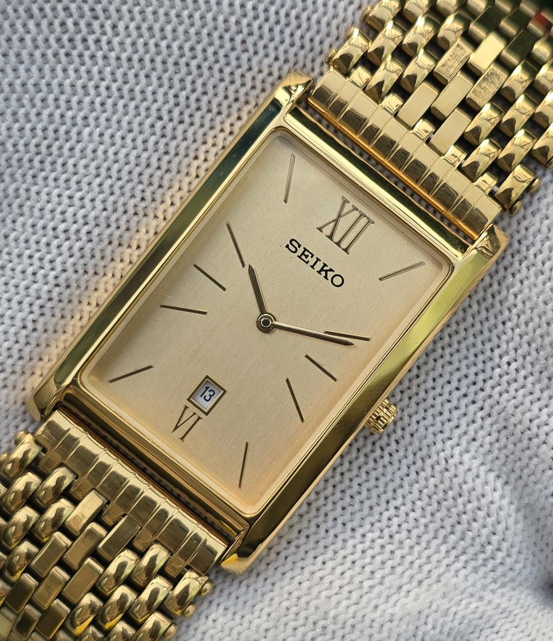 Vintage gold seiko watch - Etsy 日本