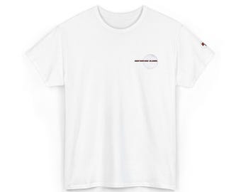 Minimalistisk GG Globe-logotyp Vit bomullströja
