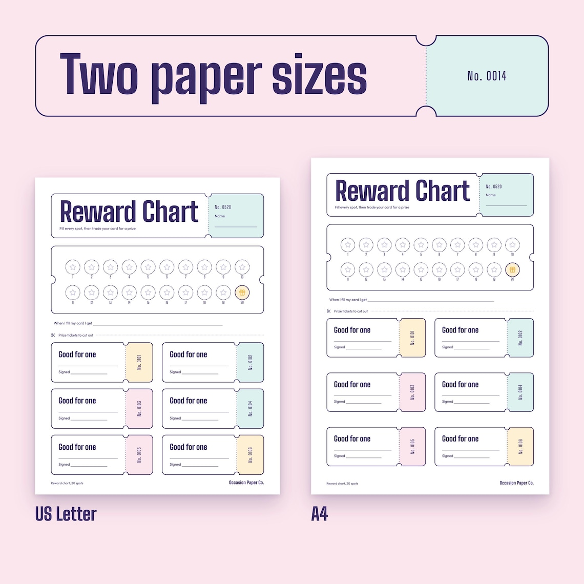 Reward Chart Printable, Sticker Chart for Kids, 10 20 and 30 Spot ...