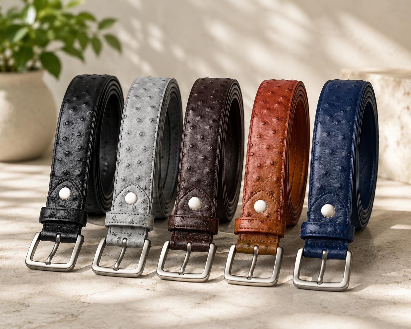 Vintage Crocodile Belt - Etsy