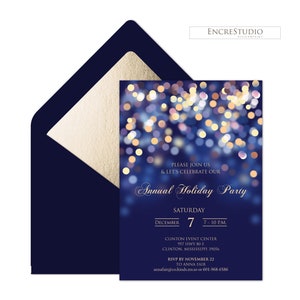 Editable Annual Company Party Invitation, Corporate Invitation Template - Instant Download