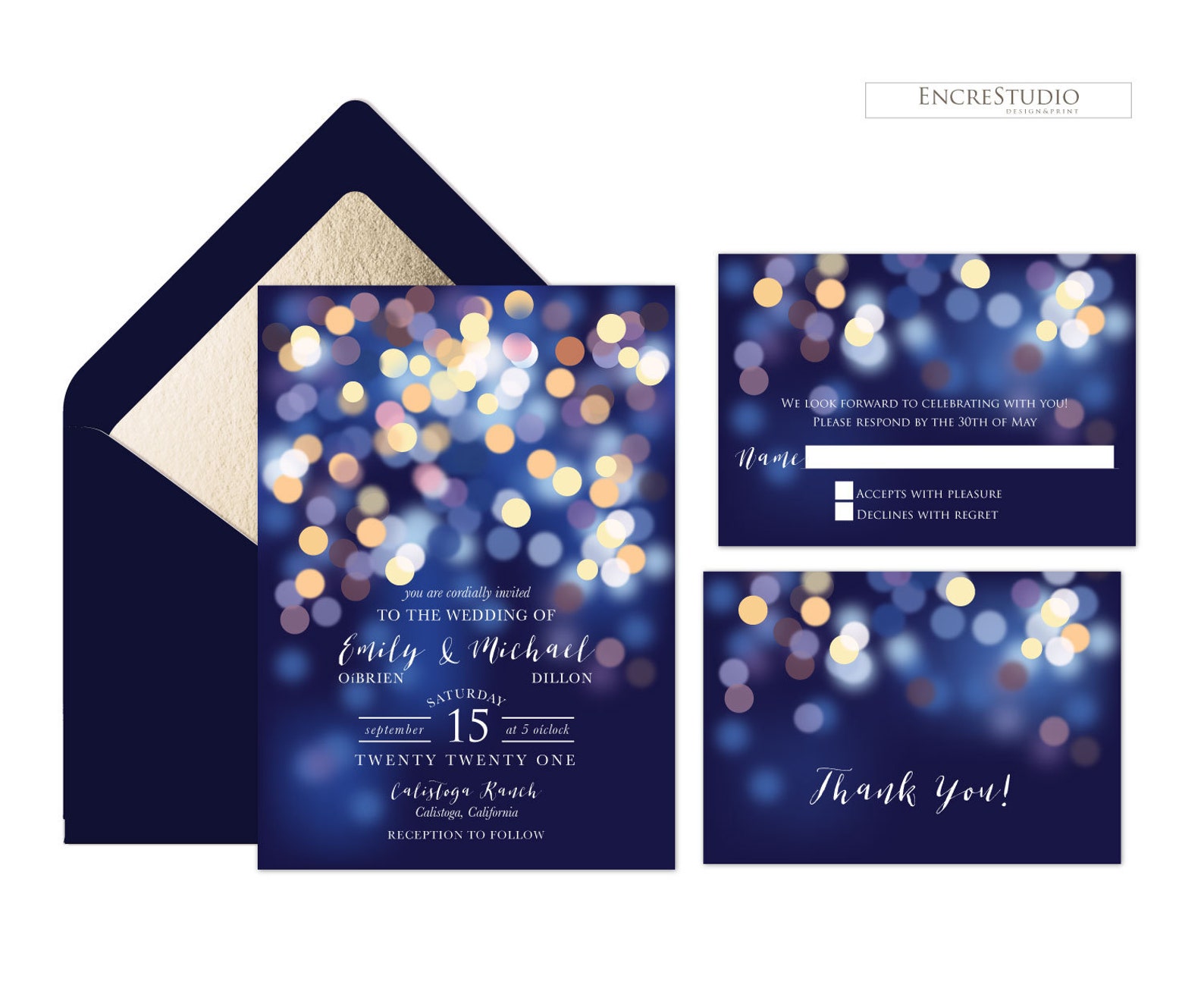 Printable Wedding Invitation Under the Stars Starry Night | Etsy