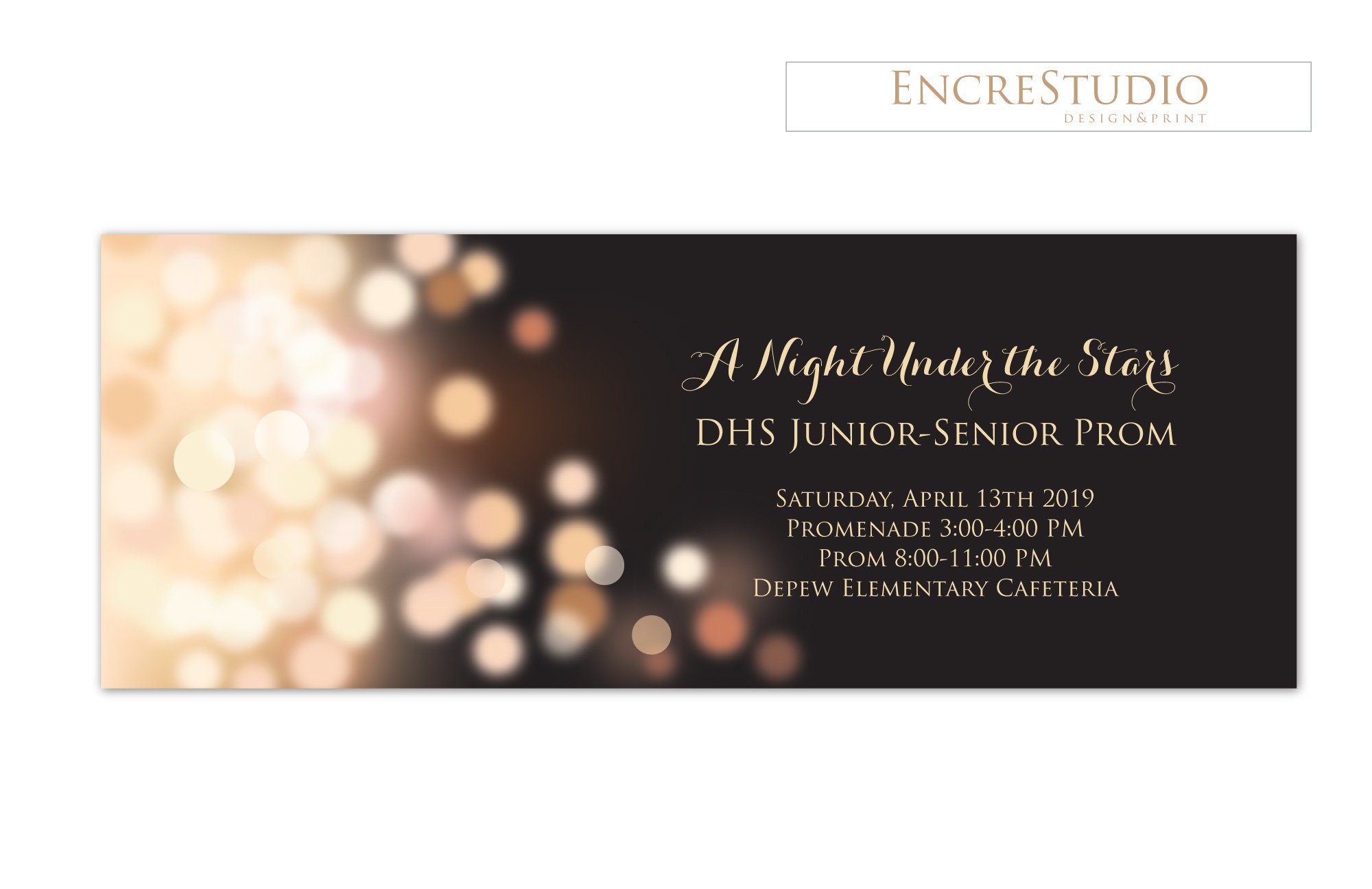 Prom Ticket Template Prom Ticket Template