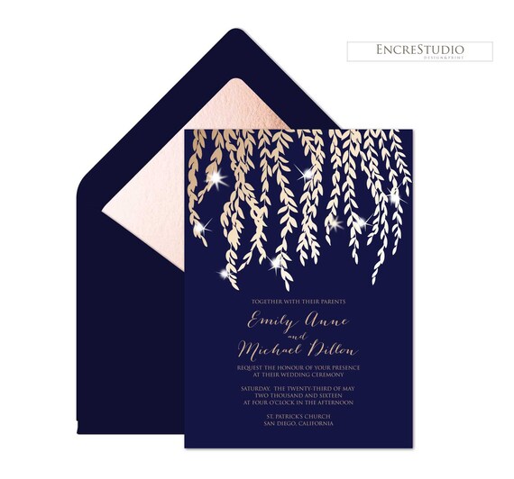 Midsummer Night S Dream Printable Wedding Invitation Etsy