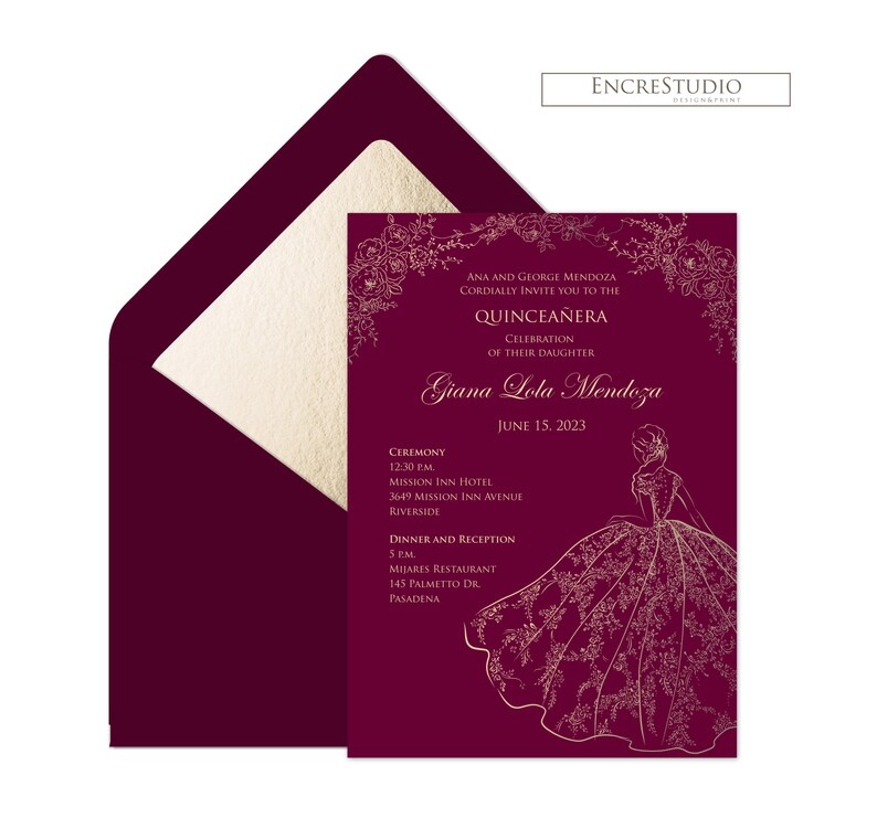 Quinceanera Invitation Editable Template Sweet Sixteen Etsy