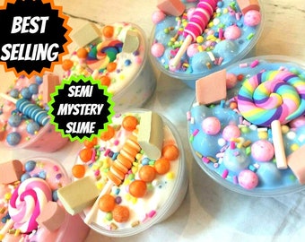SLIME COLA soda pop Scented Jelly Cube Made in USA 2 4 8 ounce oz clear cheap best selling free candy extra option Mystery Package Glitter