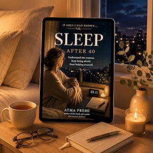Sleep After 40 Guide | Perimenopause, Insomnia, Hormone Balance (PDF eBook)