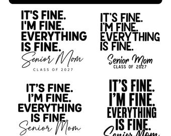 In My Senior Mom Era 2027 PNG SVG BUNDLE,Senior Mom Class of 2027 png,Cass of 2027,Funny Graduation Clipart,High School Senior Mom Shirt,mom
